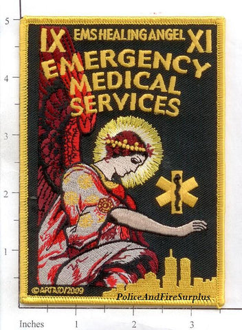 New York New Jersey - Emergency Medical Services Fire Dept Patch v1 Angel