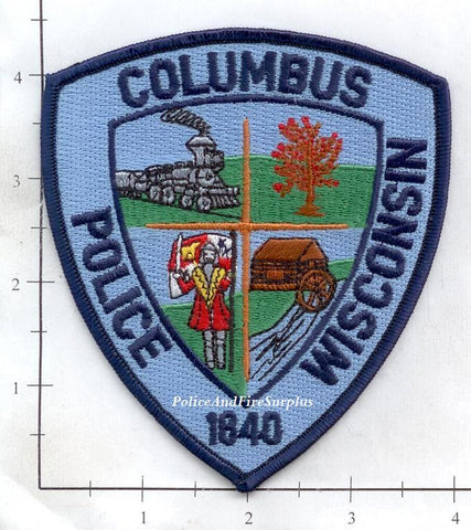 Wisconsin - Columbus Police Dept Patch v1