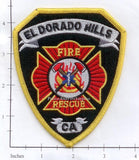 California - El Dorado Hills Fire Rescue Patch