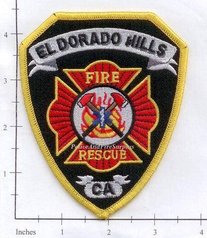 California - El Dorado Hills Fire Rescue Patch