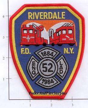 New York City Engine  52 Ladder 52 Fire Dept Patch v2