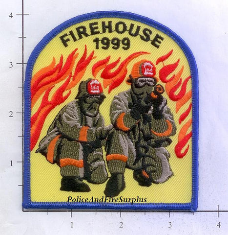 Firehouse Magazine Fire Dept Patch - 1999