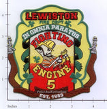 Maine - Lewiston Engine 5 Fire Dept Patch