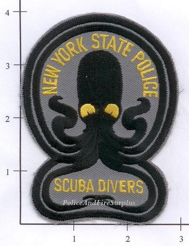 New York - New York State Police Dept Scuba Divers Patch