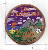 New York - West Hempstead Boy Scout Troop 240 Patch 50th Anniversary