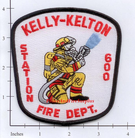South Carolina - Kelly-Kelton Station 600 Fire Dept Patch